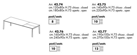 Prisma Ingenia Casa Bontempi Table Extendable