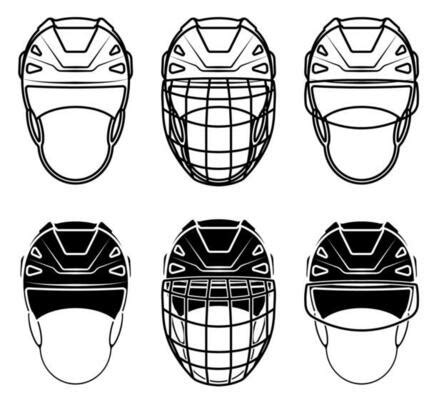 Hockey Helmet Vector Art, Icons, and Graphics for Free Download