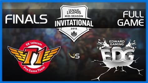 Game Skt Vs Edg Game Msi Grand Final Sk Telecom T Vs