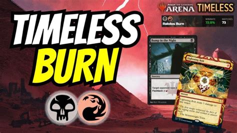 Punish Greedy Decks Mtg Timeless Rakdos And Mono Red Burn Mtg Arena