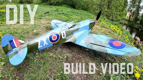 How To Make Supermarine Spitfire RC Plane DIY YouTube