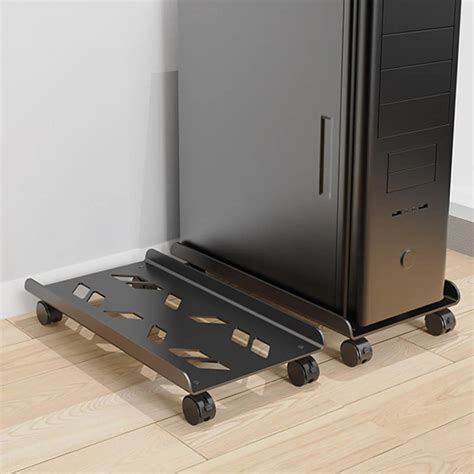 Pc Stand For Under Desk Fits For Most Computer Tower Mobile Computer