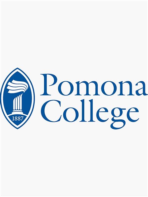 "Pomona College" Sticker for Sale by MerchBD | Redbubble