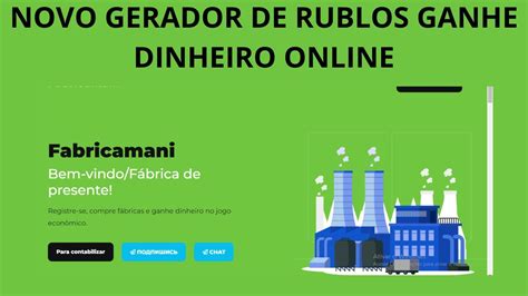 Fabricamani Geradora De Rublos Ganhe Dinheiro Rublos Novo