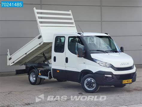 Iveco Daily 35C12 Euro6 Dubbel Cabine Kipper 3500kg Trekhaak Tipper