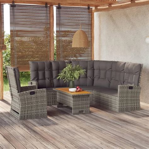 Festnight Polyrattan Gartenm Bel Tlg Gartensessel Polyrattan Mit