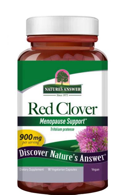 Natures Answer Kosher Red Clover Menopause Support Capsules