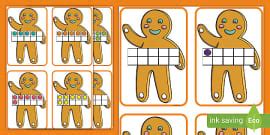 The Gingerbread Man Word Cards French Hecho Por Educadores