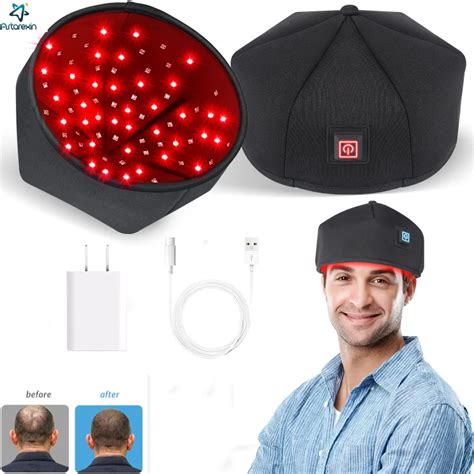 Hair Growth Cap Anti Hair Loss Head Massage Stress Relief Electric Scalp Massager Infrared Light