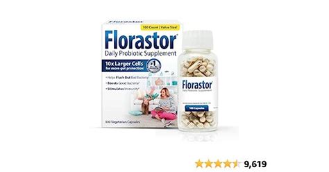 Florastor Probiotics For Digestive Immune Health Capsules