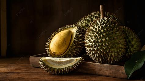 Fruit Pulp Durian Background Fruit Durian King Of Fruits Background