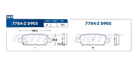 Balatas Traseras Grand Vitara Fritec L Suzuki