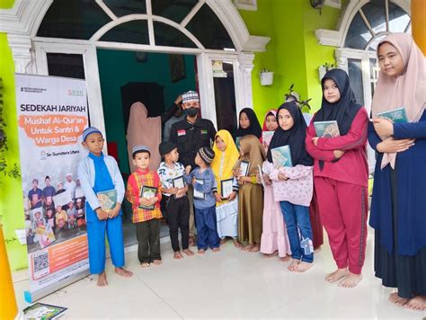 Laznas Bmh Salurkan Alquran Untuk Santri Rumah Quran Di Kecamatan