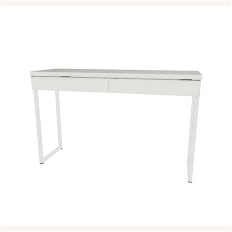 IKEA Desk -White/ High Gloss - AptDeco