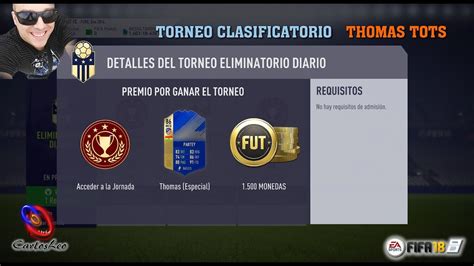 Fifa Torneo Clasificatorio Fut Champions Thomas Tots Youtube