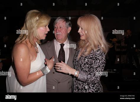 L R Kerri Anne Kennerley Reg Grundy And Joy Chambers Grundy Australian Media Mogul Reg Grundy