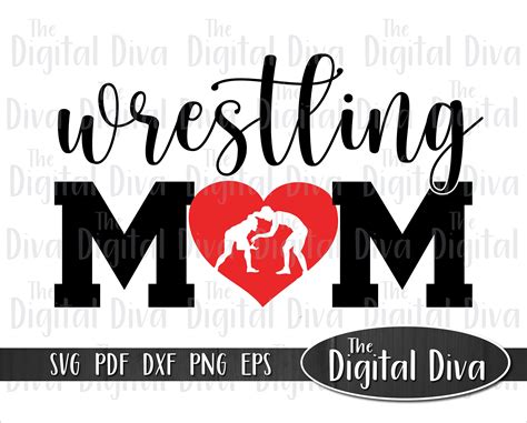 Wrestling Wrestling Svg Love My Wrestler Wrestler Love Wrestling Mom