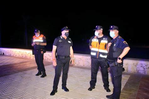 La Policía Local de El Campello tramita 36 denuncias por toque de queda