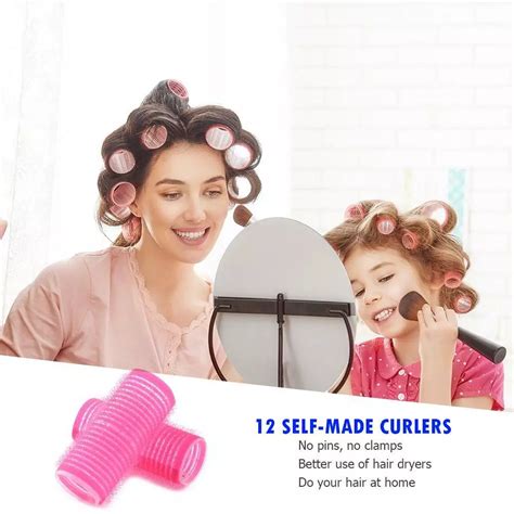 Self Grip Hair Roller Set Pcs Heatless Hair