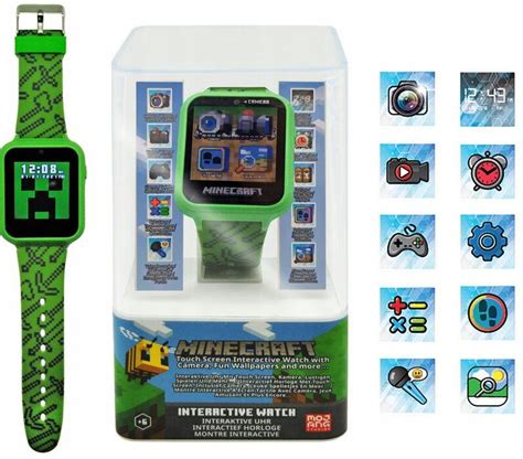 Zegarek Interaktywny Smartwatch Minecraft Creeper Allegro Pl