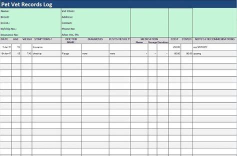 Medical Records Excel Template Raysipple Blog