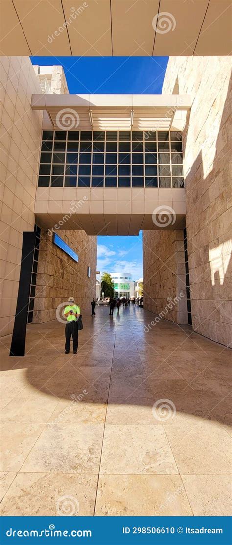 The Getty Center Los Angeles Editorial Image Image Of Angeles Getty