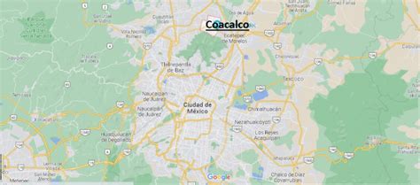 Dónde está Coacalco Mapa Coacalco Dónde está la ciudad