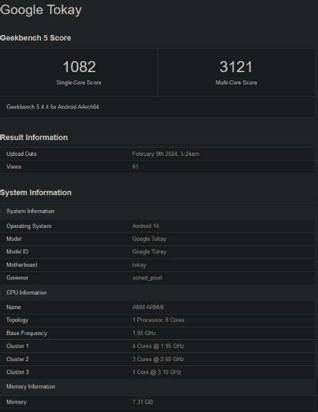 Geekbench Scores Suggest Tensor G4 Performance Lags Behind Tensor G3