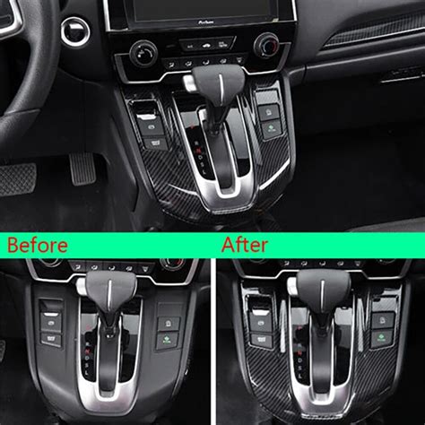 Carbon Fiber Interieur Gear Shift Frame Cover Trim Grandado