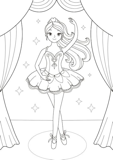 Printable Ballet Coloring Pages