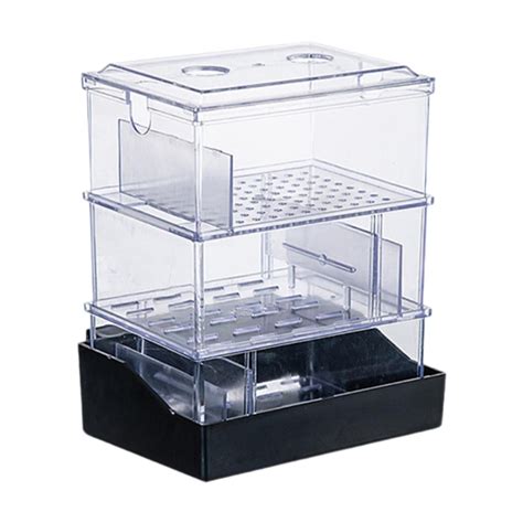 Menolana Overflow Box For Aquariums Accessory 2 Tier External Clear