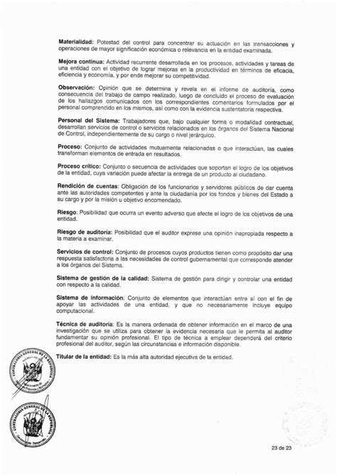 PDF Definición y alcance de las Normas Generales de Control