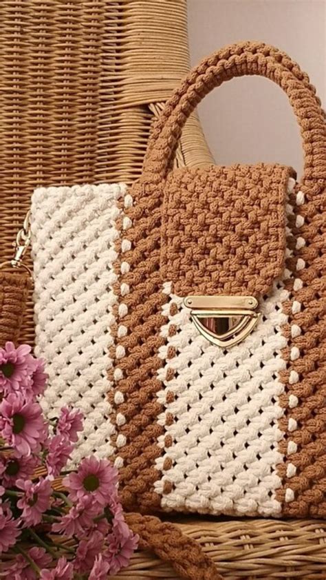 Learn How To Make This Gorgeous Modern Macrame Bag By Poly Tusal