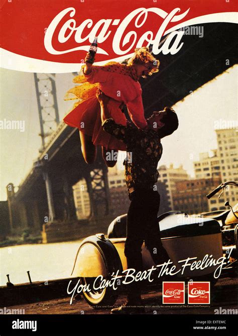 1980s UK Coca Cola Magazine Advert Stock Photo Alamy