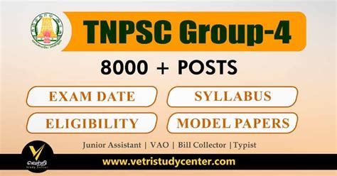 Tnpsc Group 4 Exam 2024 Apply Now Vacancy 6244