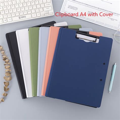 Vertical Single Clip Clipboard A4 with Cover File Folder Board Clip ...