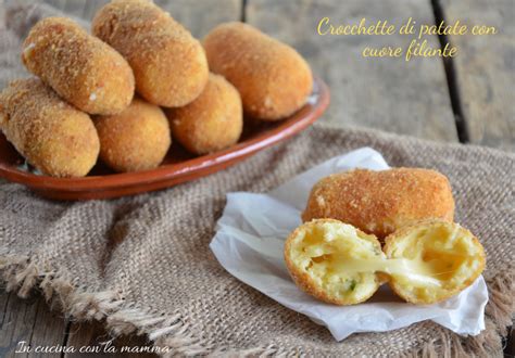 Crocchette Di Patate Con Cuore Filante Blog Di In Cucina Con La Mamma