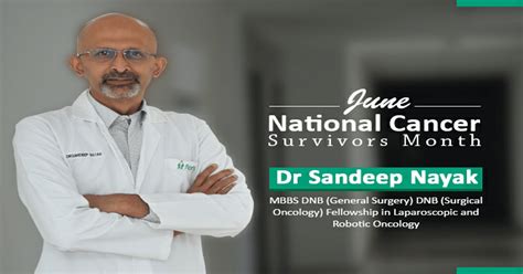 Dr Sandeep Nayak Noted Oncologist Shares Valuable Tips For Cancer