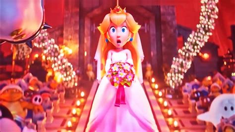 Bowser Princess Peach Wedding L The Super Mario Bros Movie YouTube