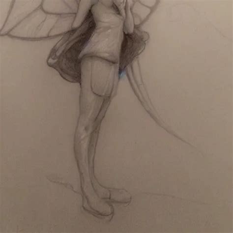 Pencil Character Study Of A Fairy By Even Amundsen Stable Diffusion