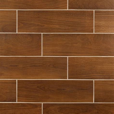 Carson Brown Wood Plank Ceramic Tile Ceramic Tiles Brown Wood Wood