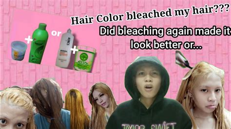 Bleaching My Hair Again And Again And Again I Bleached My Hair Gone Wrong Part Two Youtube