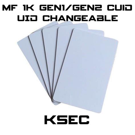 Mf K Magic Uid Changeable Uid Gen A Gen S Block Writable