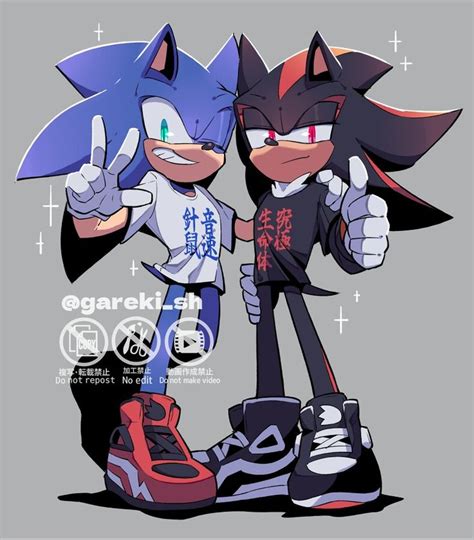 Sonic And Shadow The Hedgehog Fan Art