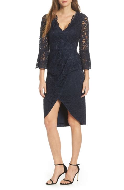 Eliza J Floral Lace Sheath Dress Available At Nordstrom Lace Sheath