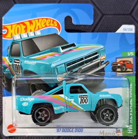 Hot Wheels HW Reverse Rake 87 Dodge D100 ManóSho