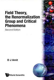 Pdf Field Theory The Renormalization Group And Critical Phenomena By