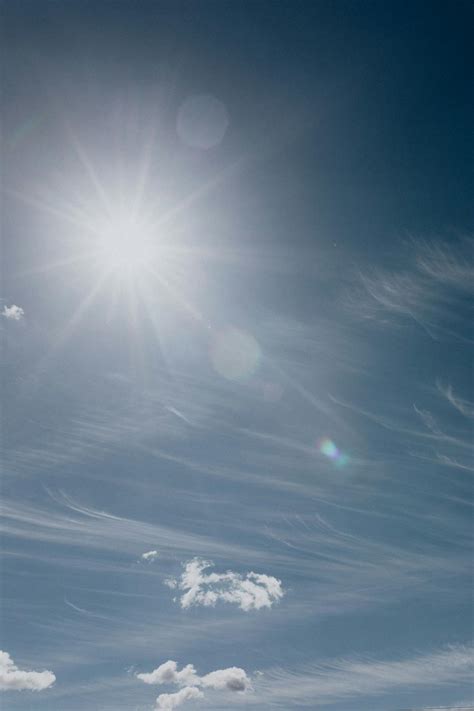 Cloudy Sky With Light Clouds In Summertime · Free Stock Photo