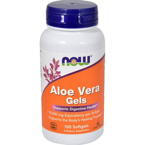 Now Foods Aloe Vera Gels 100 Softgels