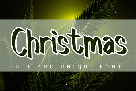 Christmas Font By Nya Letter Creative Fabrica